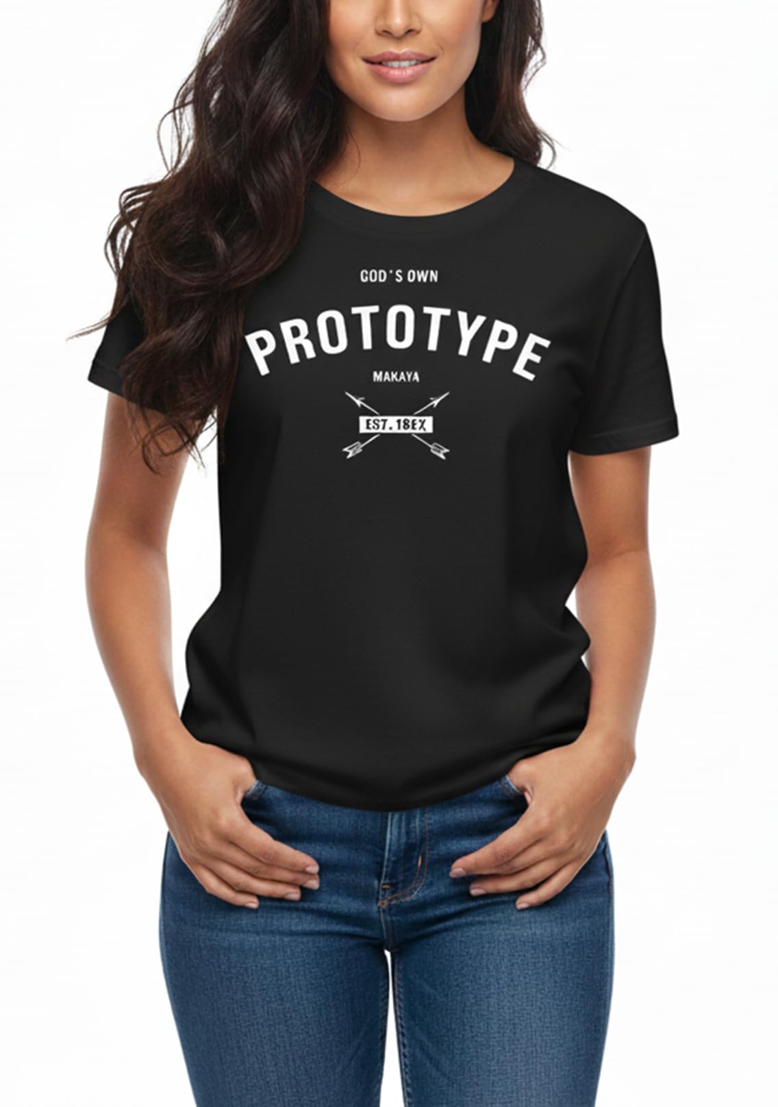 Makaya T-Shirt Donna Gods Own Prototype Cotone Nera L