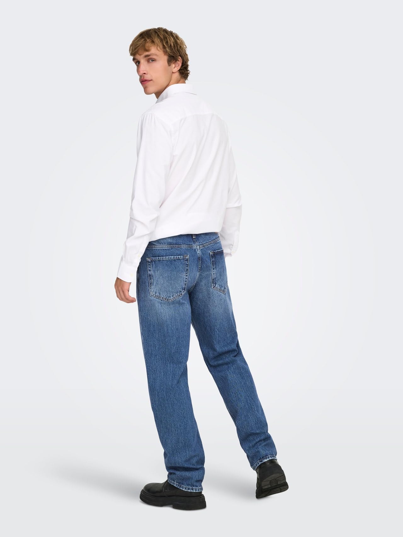 ONLY & SONS ONSEDGE Straight Jeans uomo 36W/34L vita media