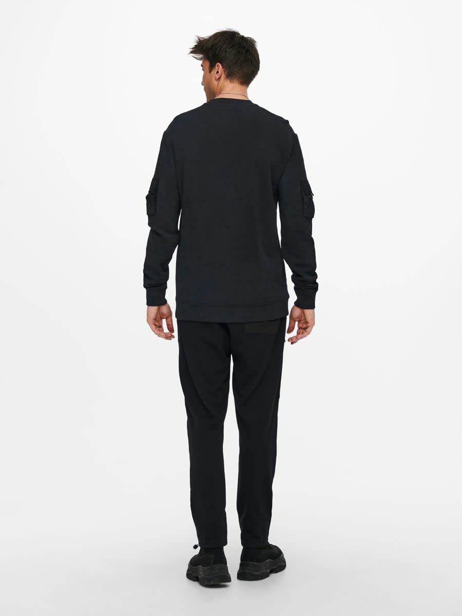 ONLY & SONS Onsnino Felpa uomo girocollo dettagli 9096