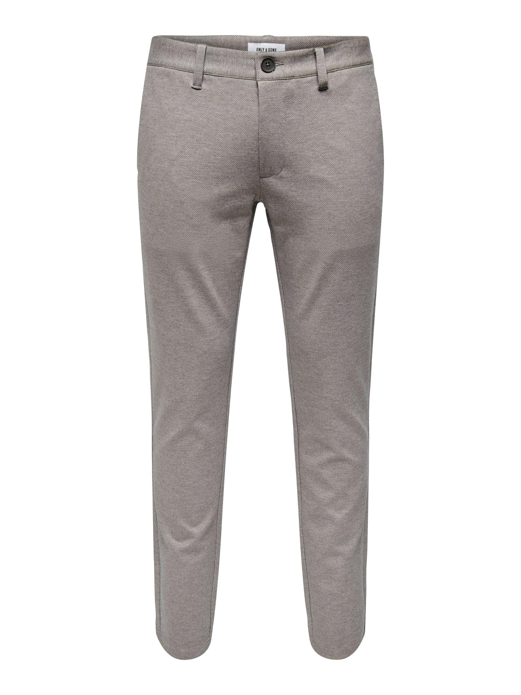 Only & Sons Onsmark Pantaloni Chino Uomo Tapered Nero 34/32