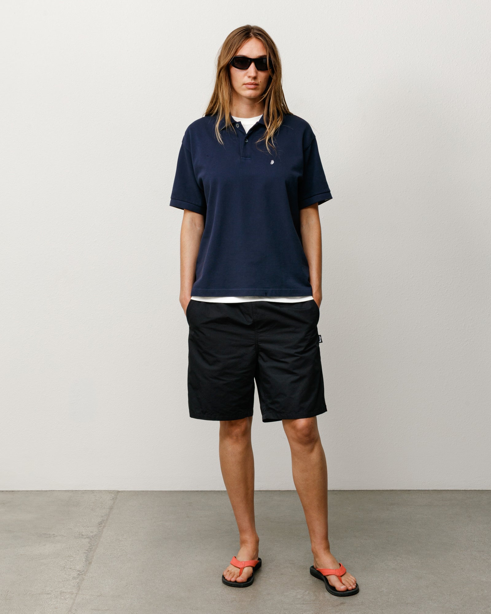 Stussy Transit Short pantaloncini nylon Black