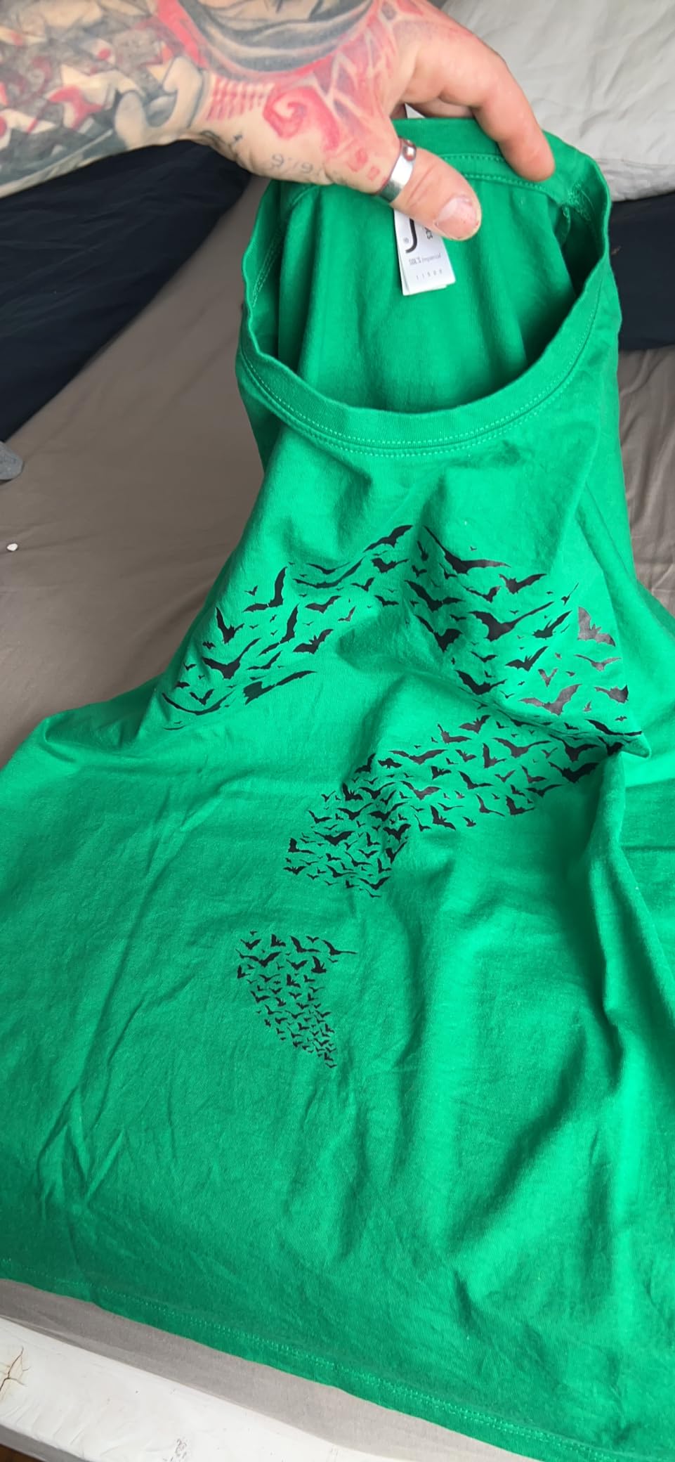 Makaya Riddler T-Shirt Uomo M Cotone Nero Stampa