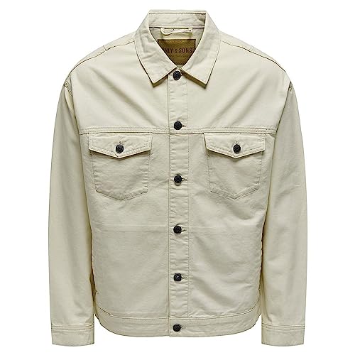 ONLY & SONS End Ovz 4470 Giacca Uomo Canvas Taglia XL Leggera