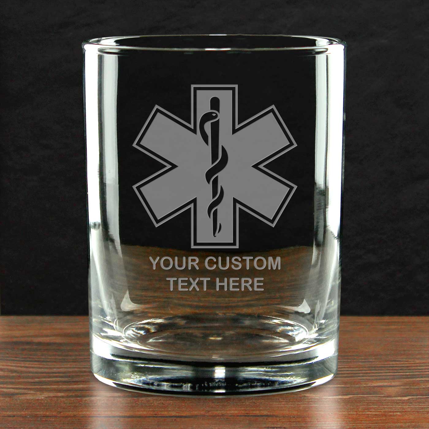 7.62 Design Maltese Cross bicchiere whisky 14 oz inciso