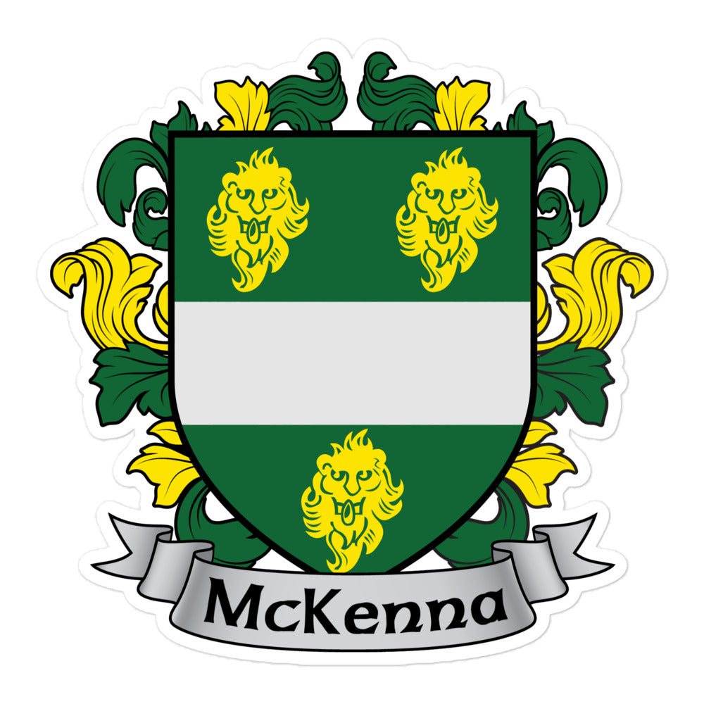 7.62 Design McKenna stemma irlandese adesivo vinile 3x3