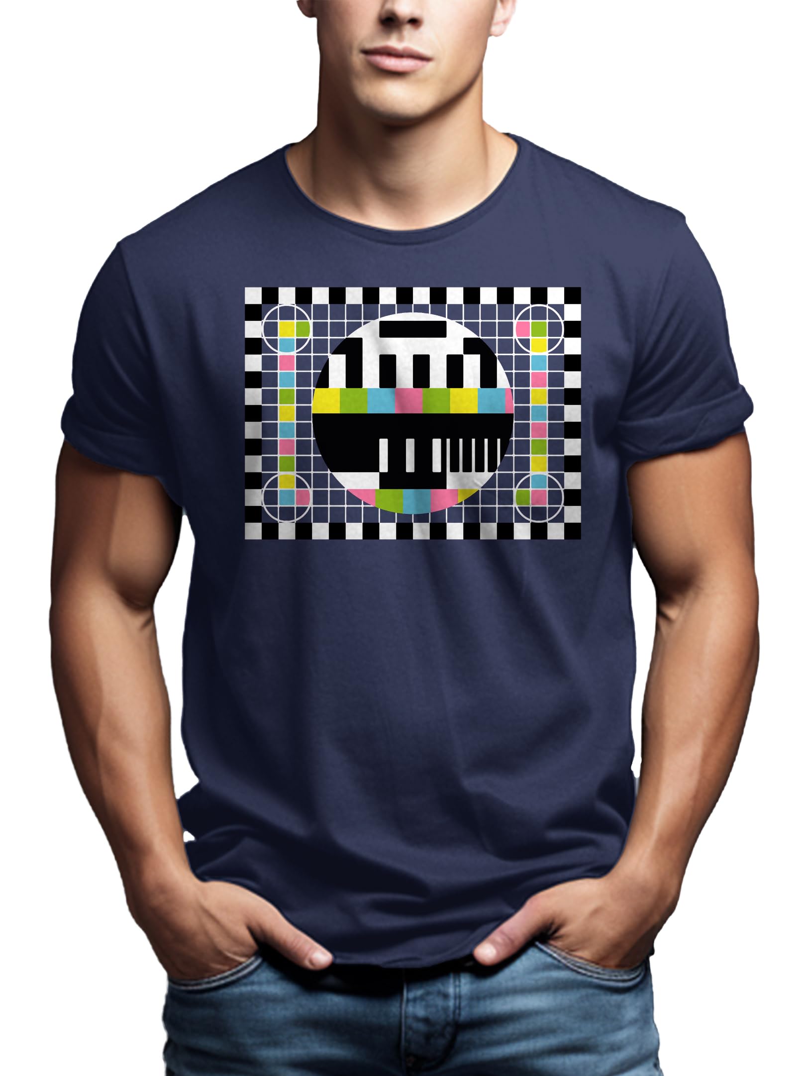 MAKAYA Sheldon Testscreen T-Shirt Uomo Cotone 185 g
