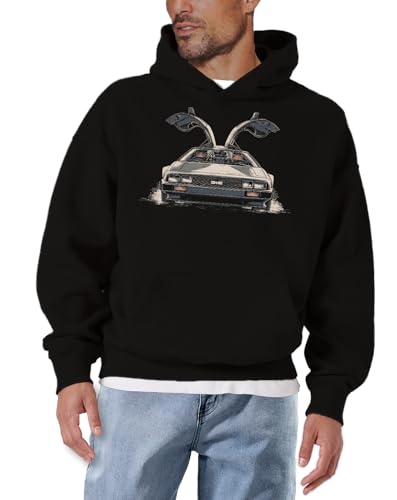 MAKAYA Auto Vintage Felpa Uomo Cotone Taglia 4XL