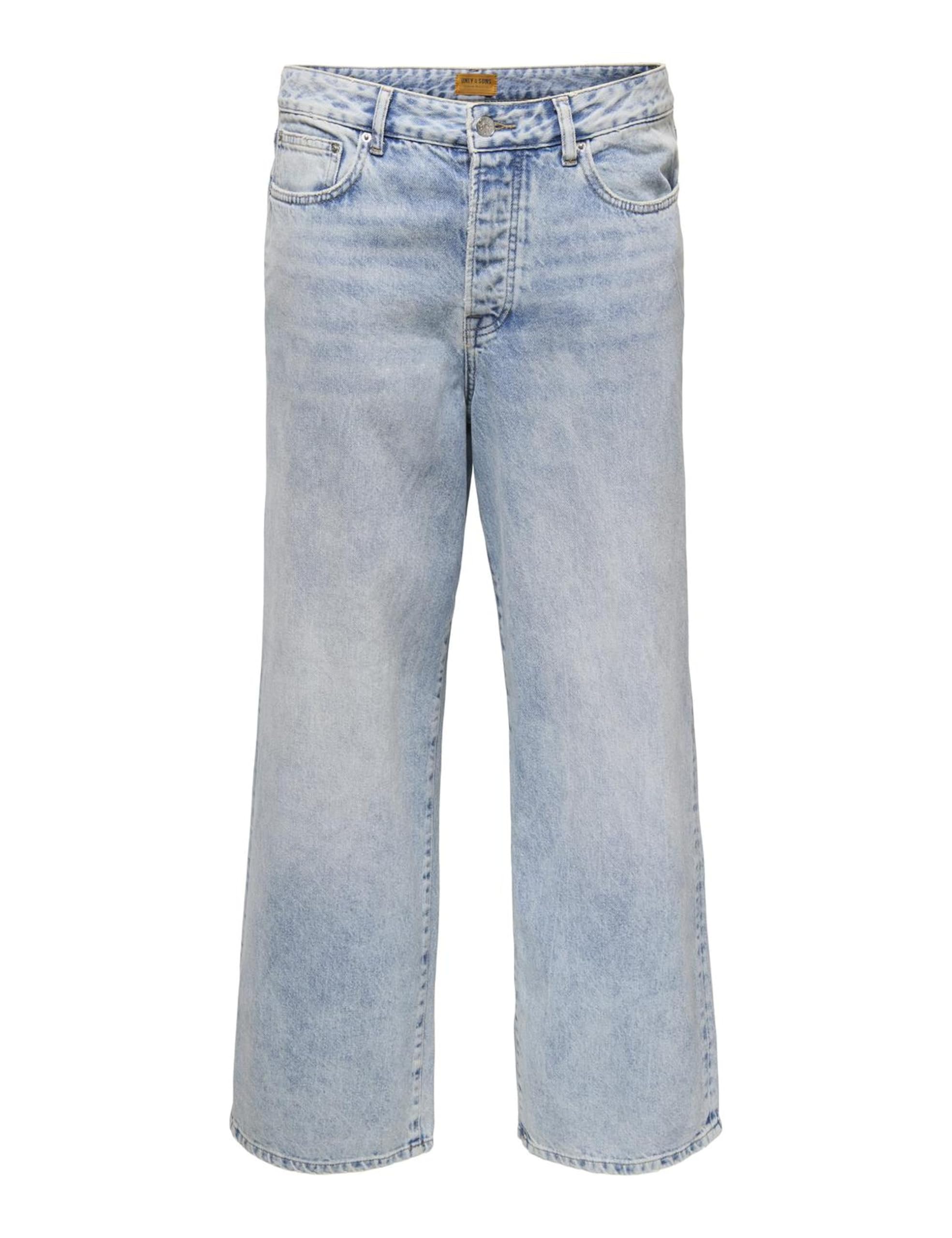 Only & Sons Onsremi Wide Leg Jeans 32W/34L Blu