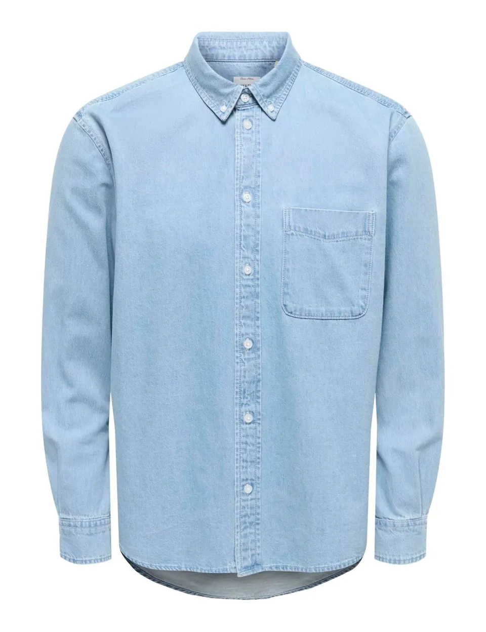 Only & Sons Onsorson Oxford Camicia Uomo Denim Blu