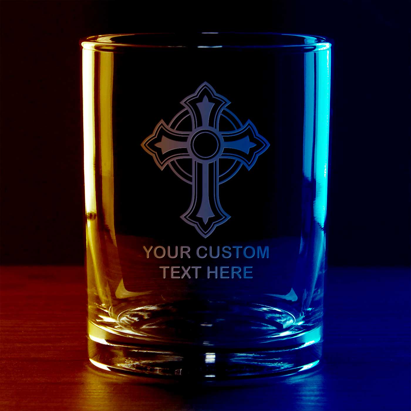 7.62 Design Christian Cross Bicchiere Whiskey 14 oz