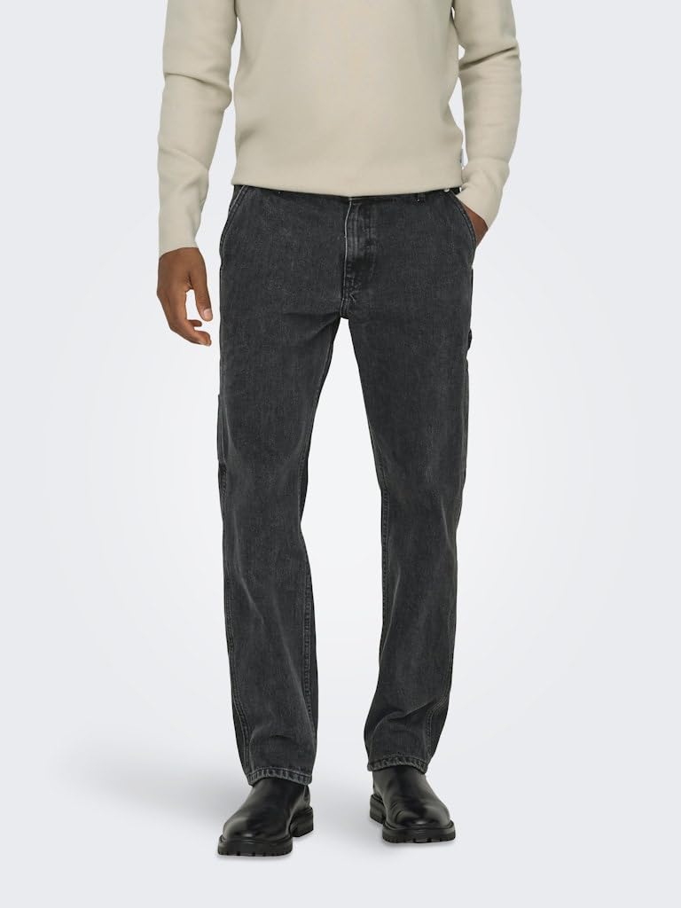 Only & Sons Onsedge Straight jeans uomo 36W/34L