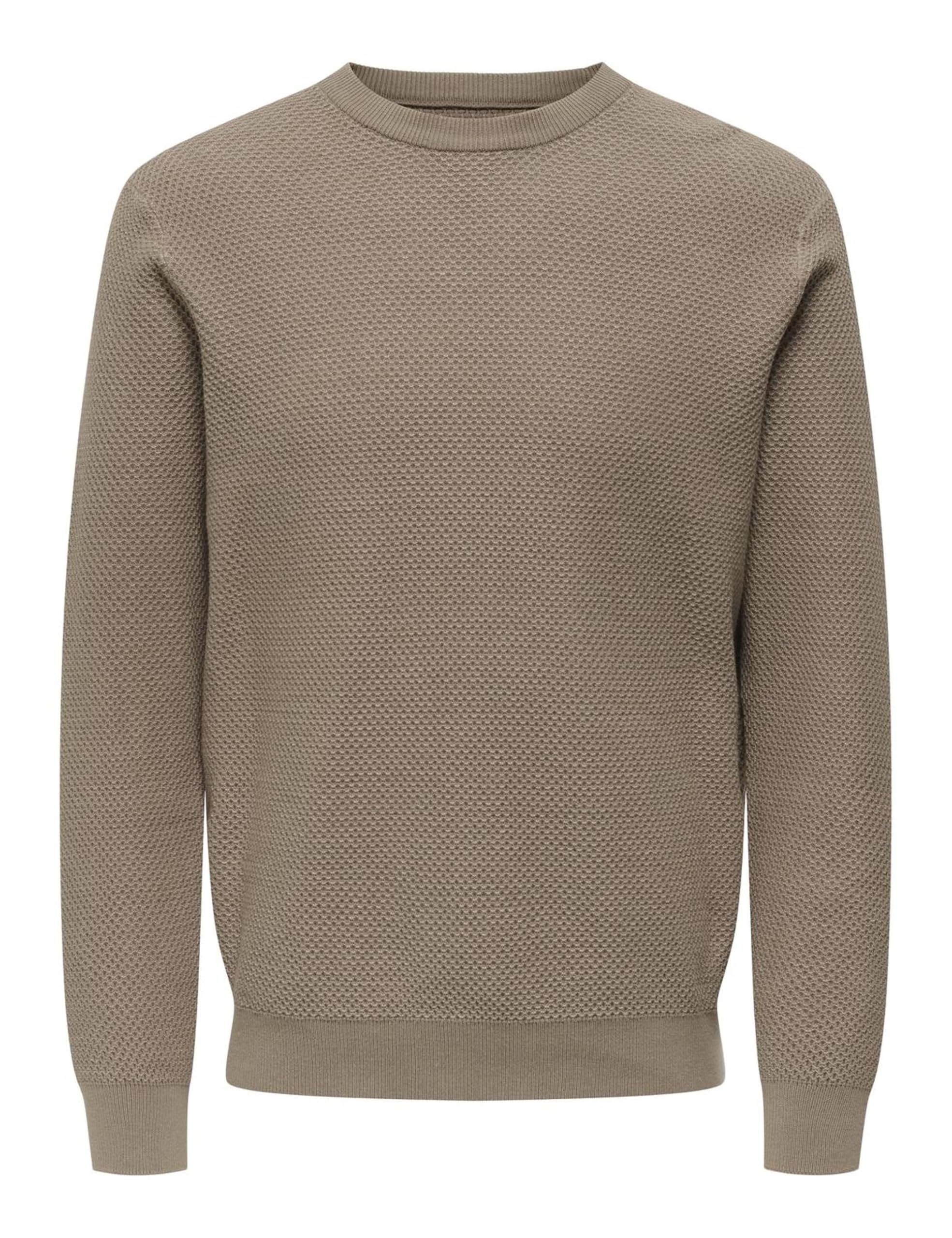 Only & Sons Onsmorgan pullover maglione uomo desert tortora