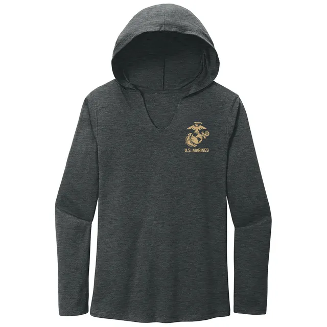 7.62 Design USMC maglia donna cappuccio maniche lunghe nera