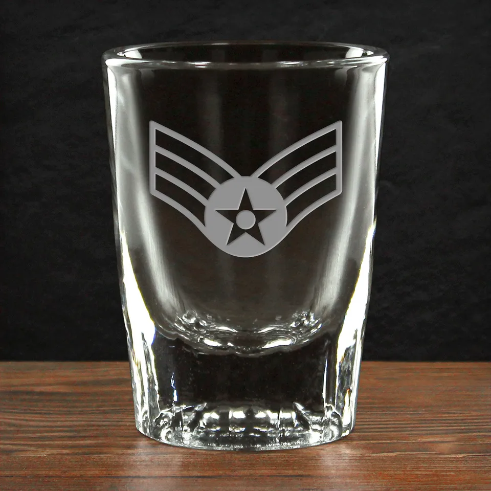 7.62 Design Air Force Logo bicchierino shot vetro 1.5 oz