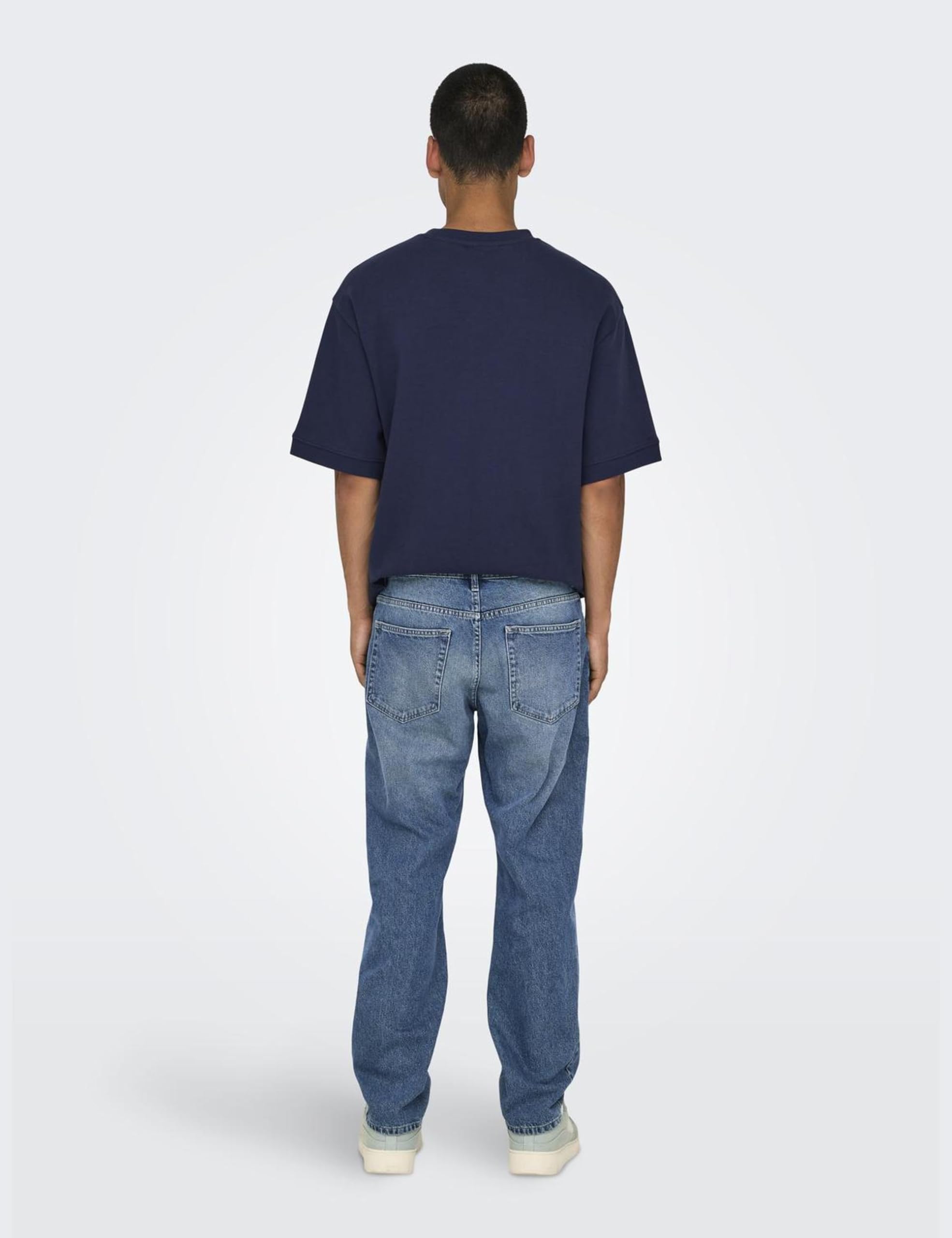 Only & Sons Onsedge Jeans Uomo Straight Nero 33W/32L