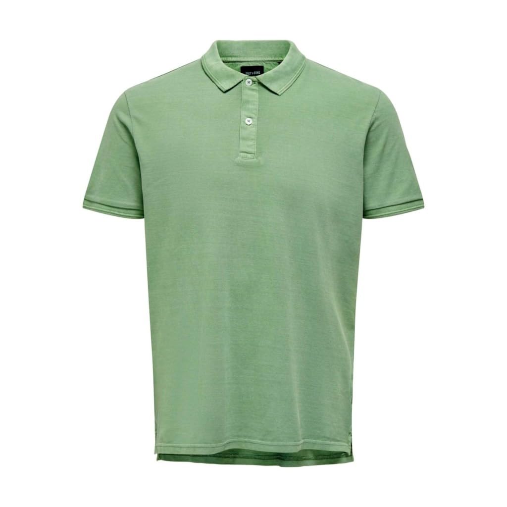 ONLY & SONS Onstravis Slim Polo Uomo Manica Corta Washed