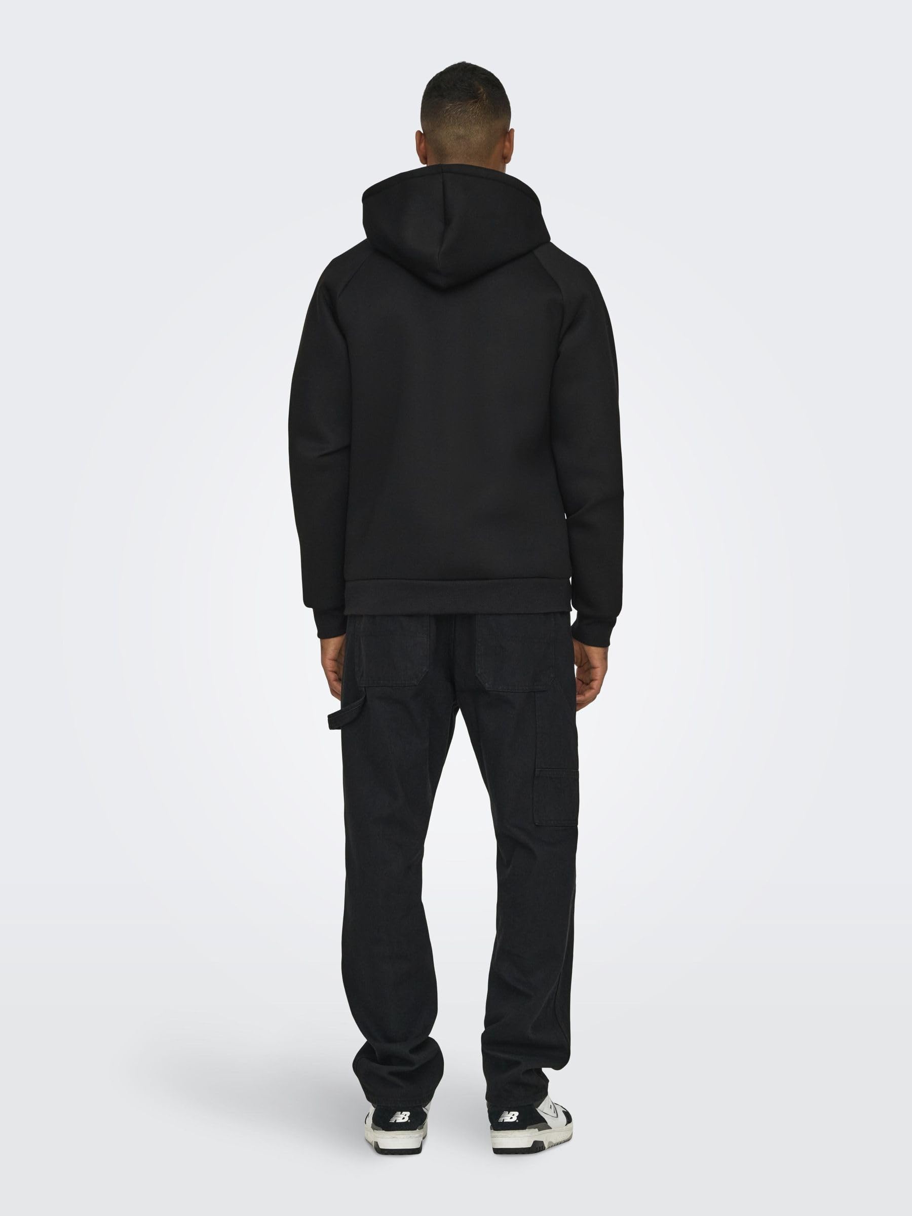 ONLY & SONS Onsbobbey Felpa Uomo Girocollo Cotone