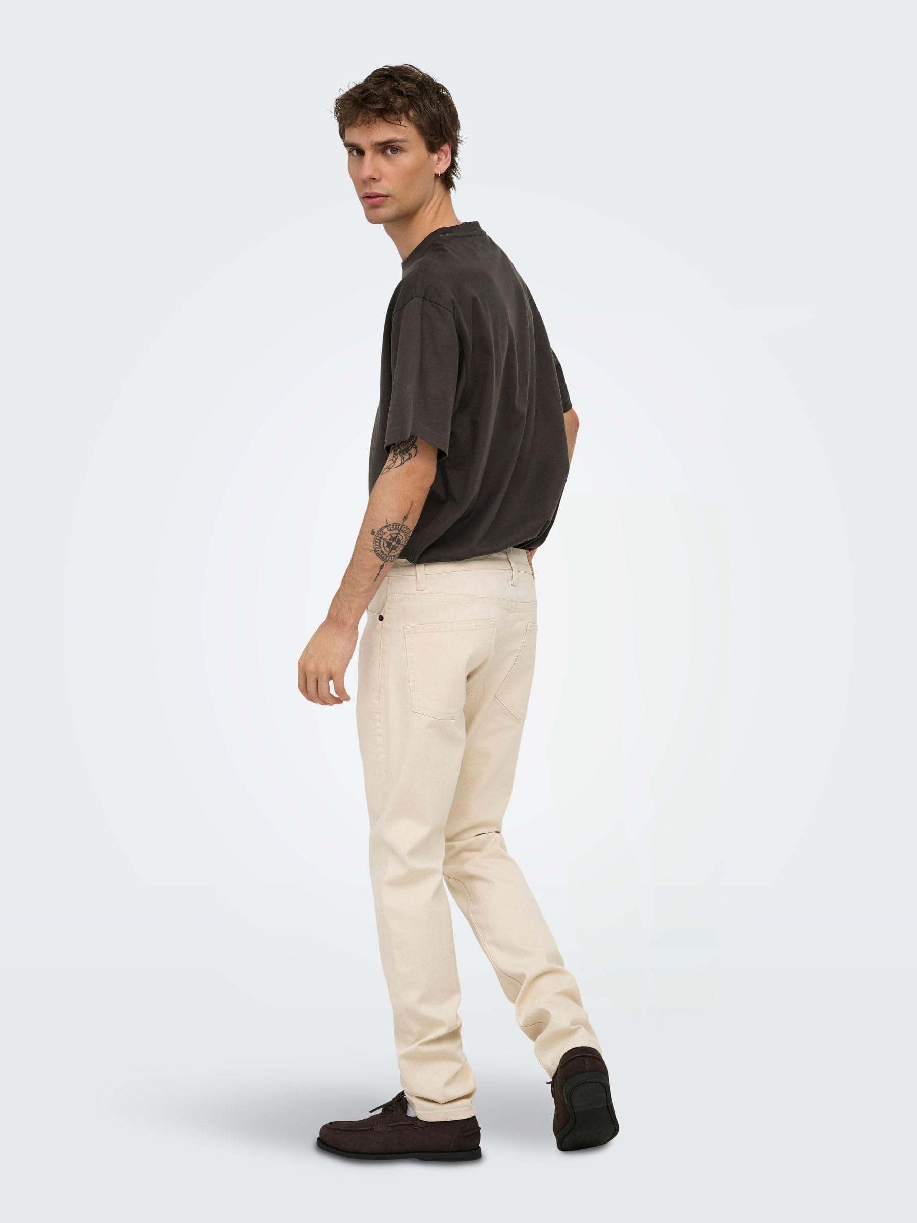 Only & Sons Onsloom Reg Ecru 8250 Jeans Uomo 31W/30L