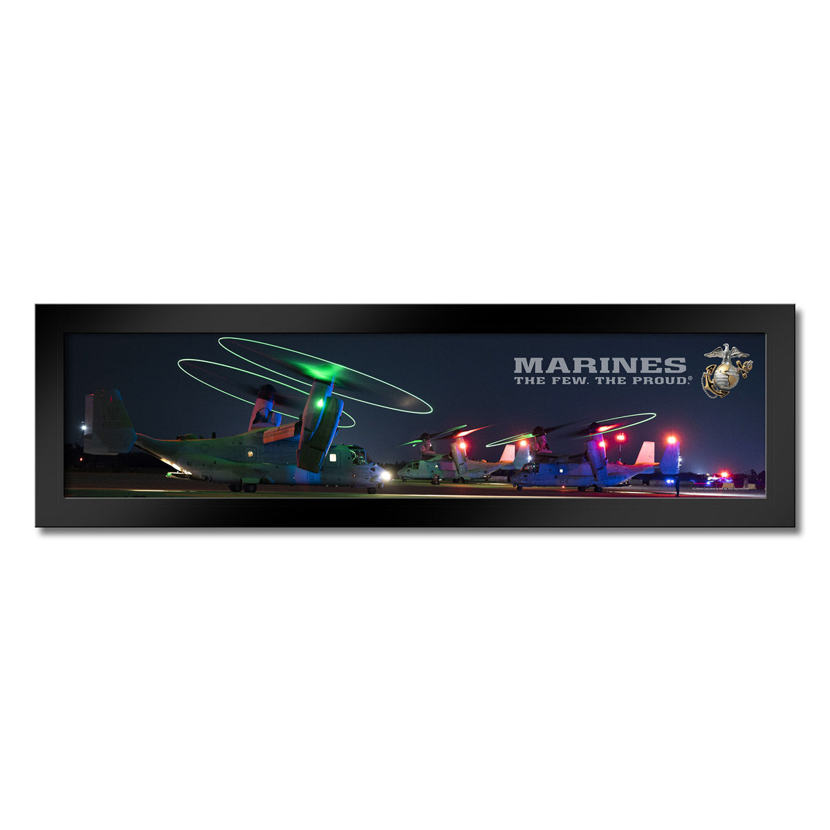 7.62 Design MV-22 Osprey stampa incorniciata USMC 89cm