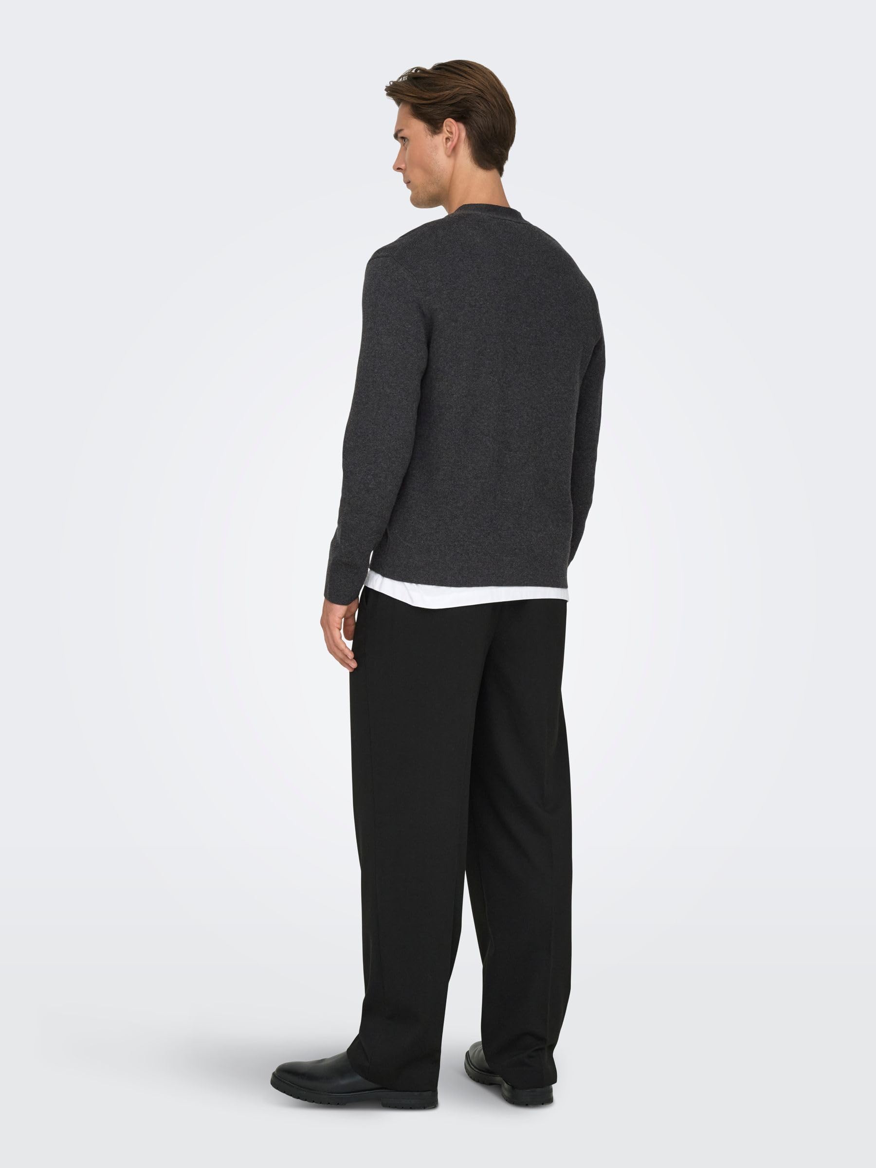 Only & Sons Onsting Life Cardigan Maglia Uomo Nero