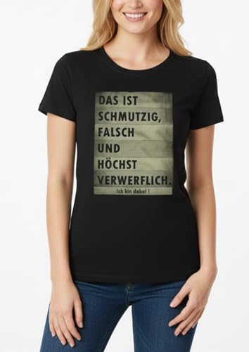 Makaya T-Shirt Donna Maglietta Cotone L con Scritta