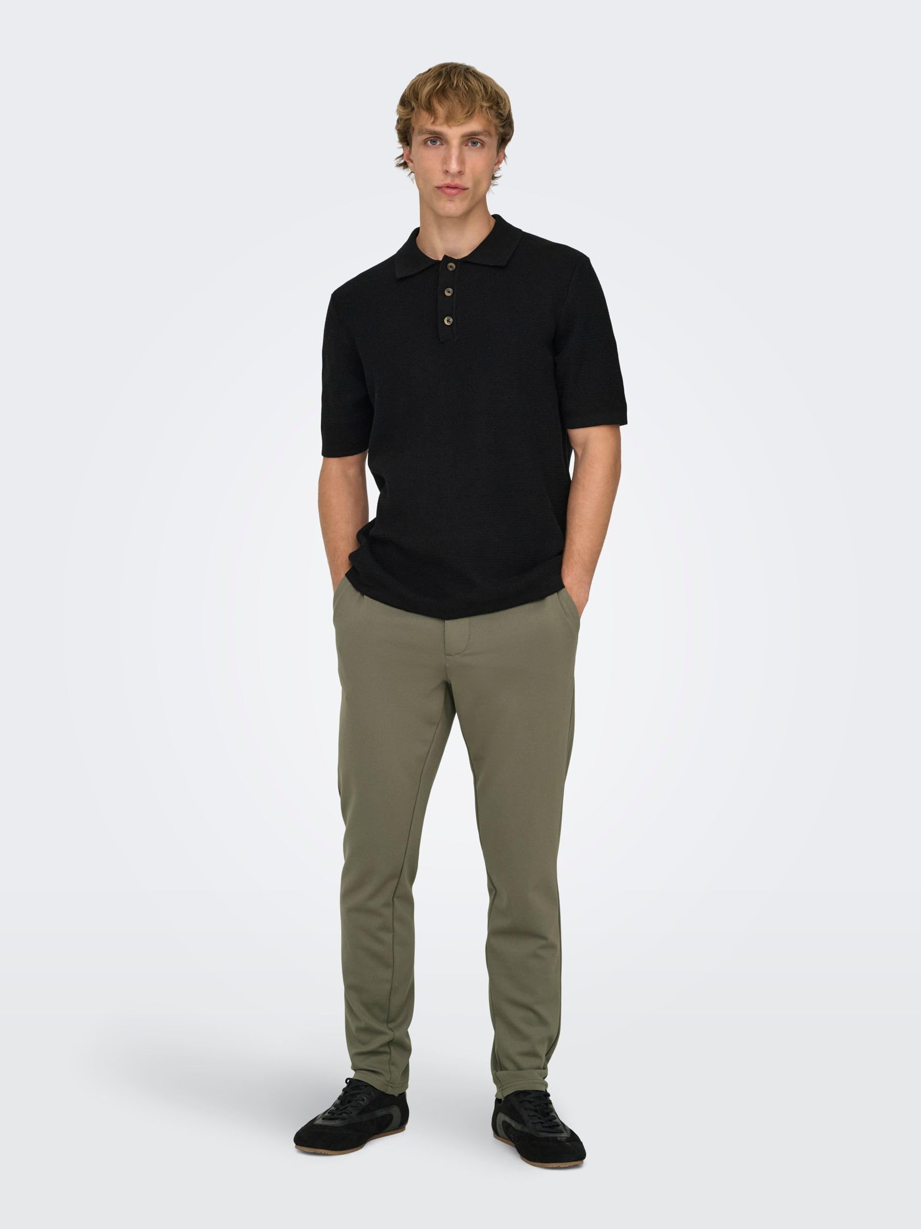 Only & Sons Onsmark Slim 0209 pantaloni W29/L30 corda