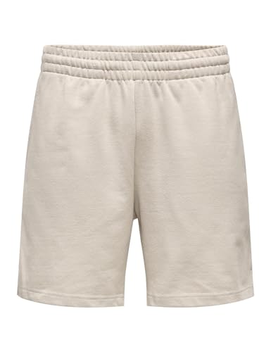 Only & Sons Onsdavid Pantaloncini Uomo Argento Cotone