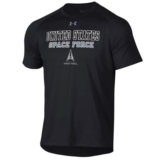 Under Armour US Space Force Tech t-shirt uomo nera antiodore