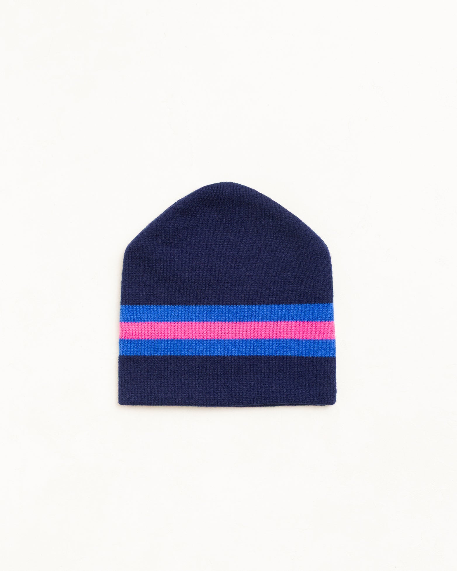 Stussy Stripe Ski Beanie cappello Navy taglia unica acrilico