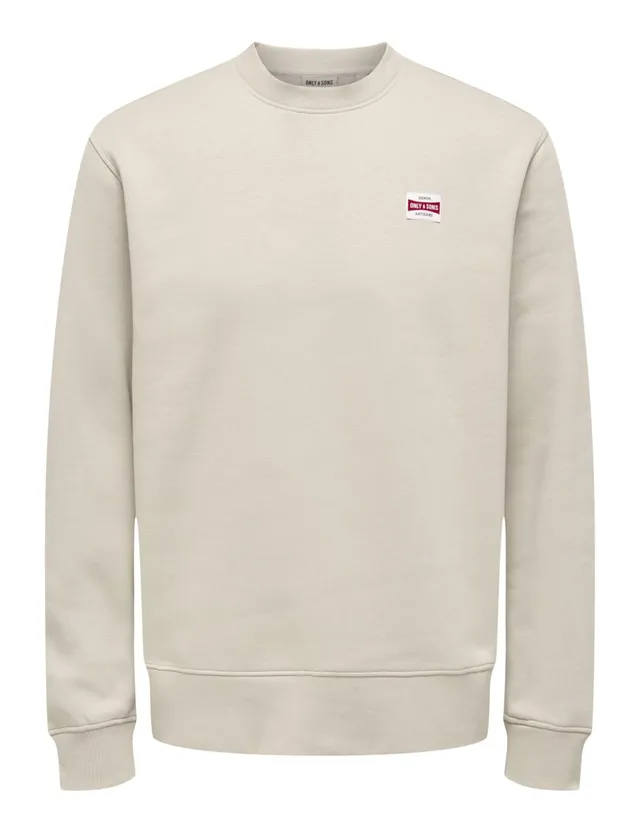 Only & Sons Onsdawson Reg Crew felpa uomo girocollo nera M