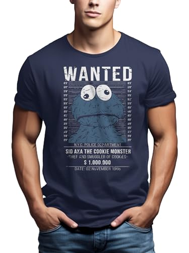 MAKAYA Wanted T-Shirt Uomo XL 100% Cotone Girocollo