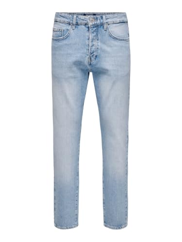Only & Sons Onsyoke tapered jeans uomo azzurro 30W/30L