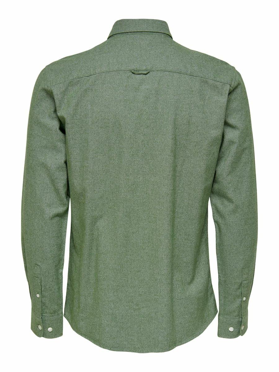 ONLY & SONS Onsneil Camicia oxford uomo colletto cotone