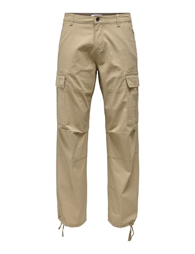 ONLY & SONS Onsray Cargo Pantaloni Cincillà 27W/32L