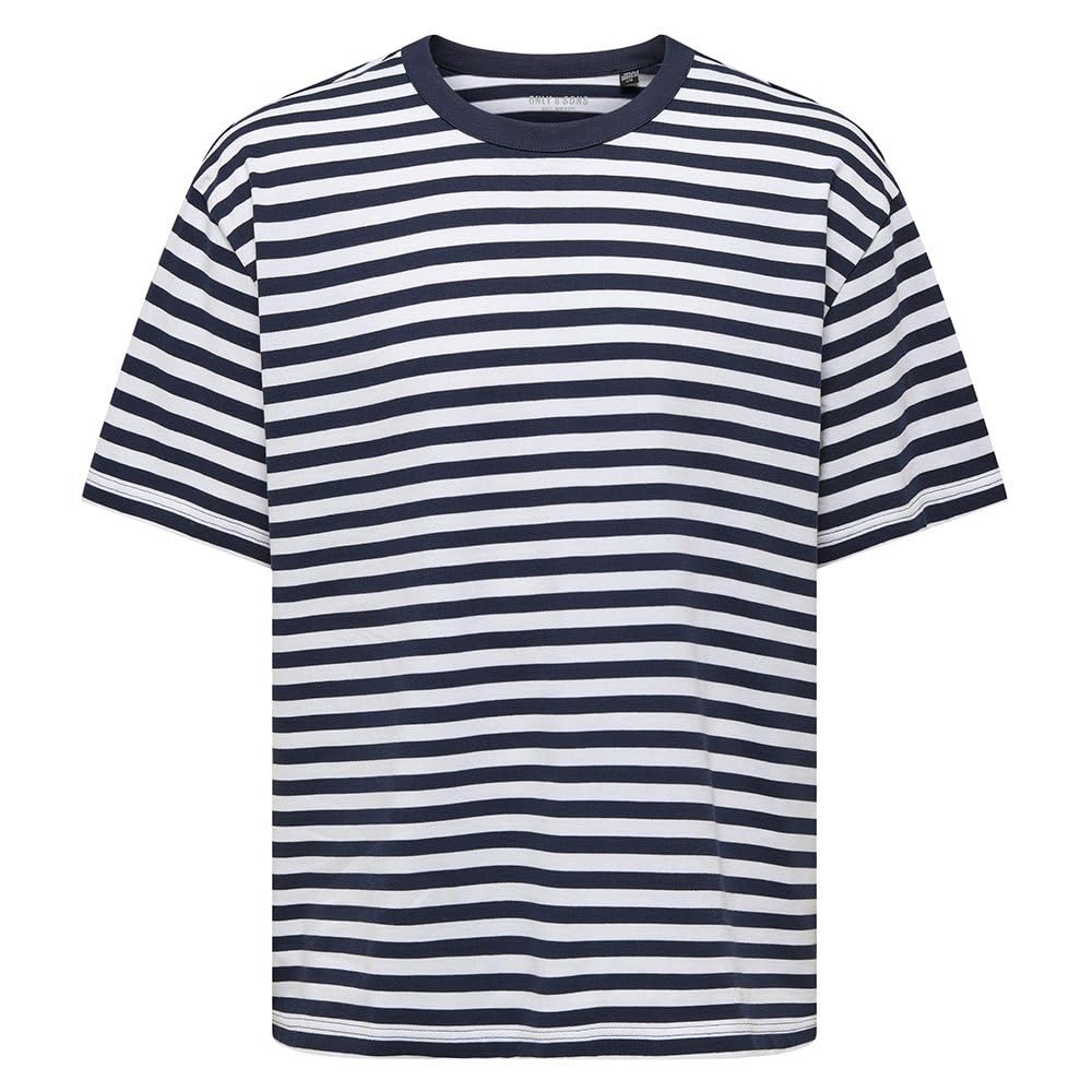 ONLY & SONS Keith Life t-shirt XL oversize cotone bio