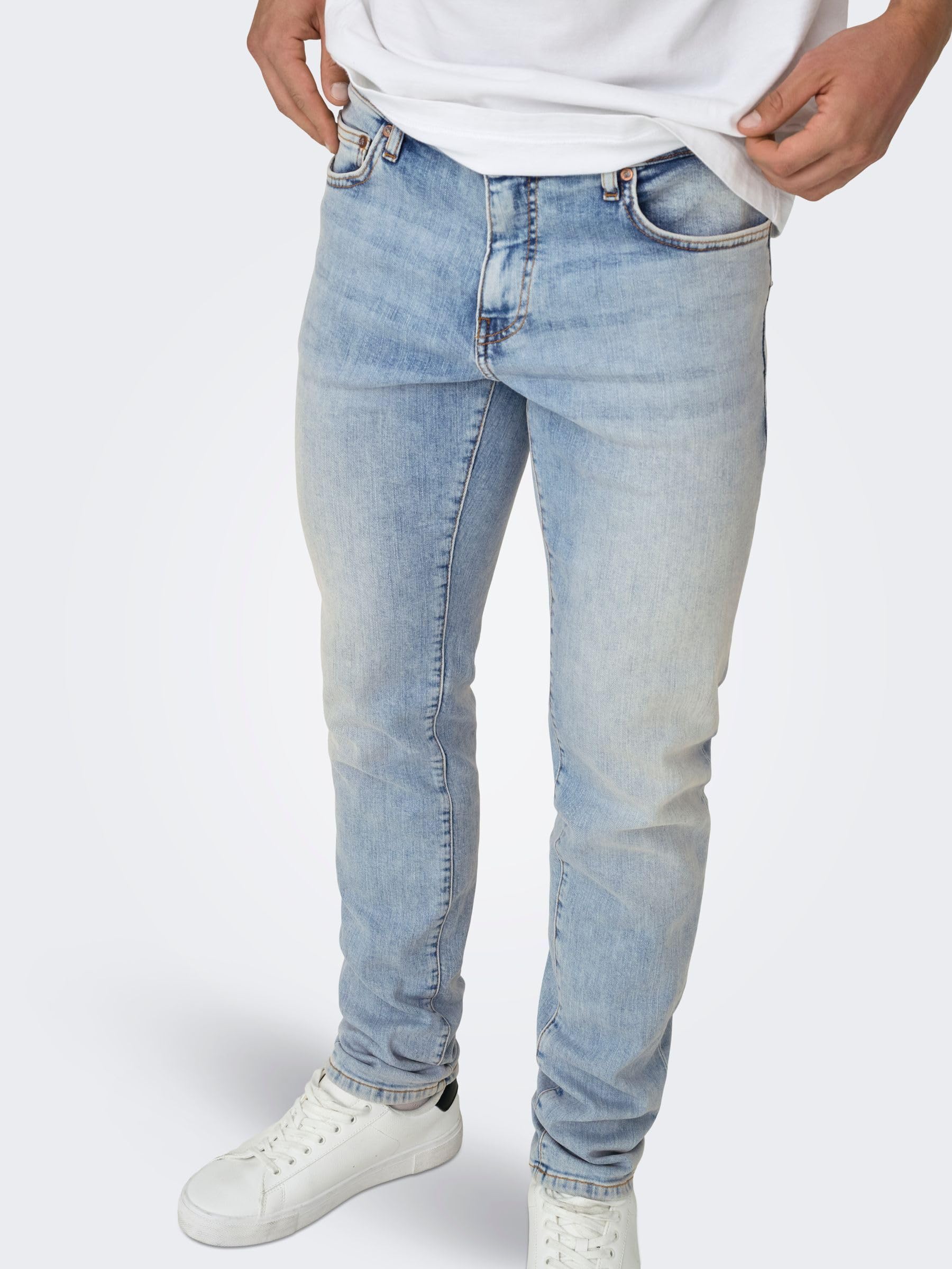 ONLY & SONS Onsloom Slim Jeans Uomo 34W/32L Azzurro