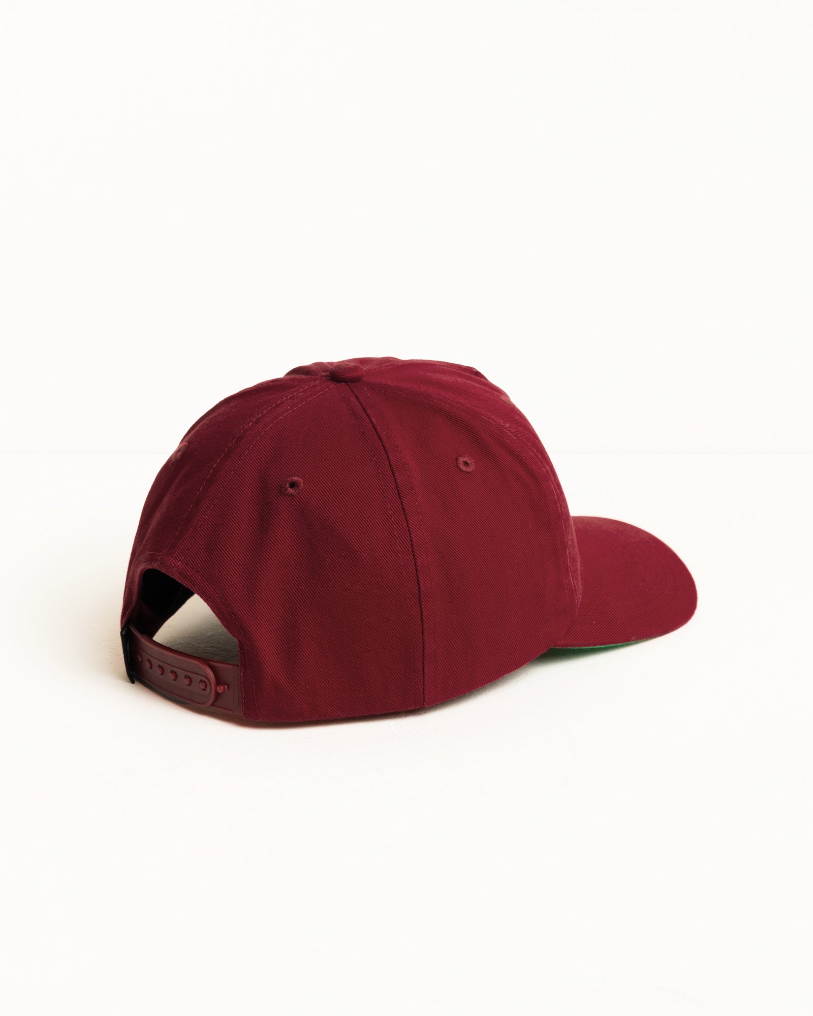 Stussy Big Stock Snapback berretto cremisi cotone