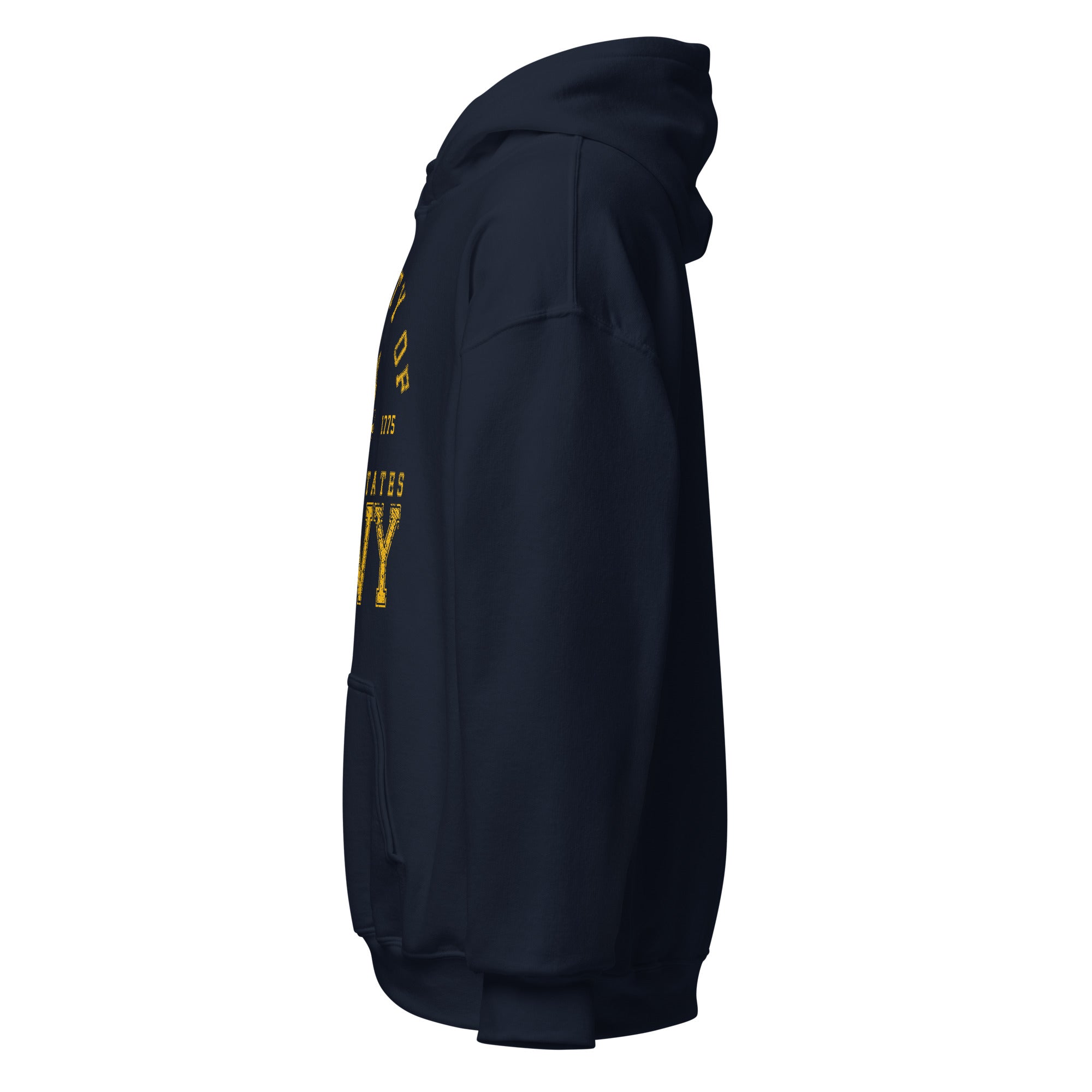 7.62 Design Property of the Navy Felpa con Cappuccio Blu Cotone