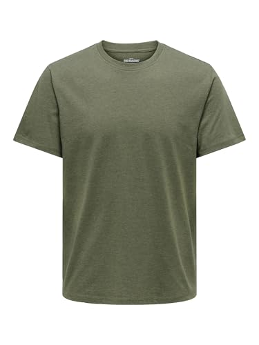 ONLY & SONS Onsmax Life T-Shirt Uomo Olive Night XS