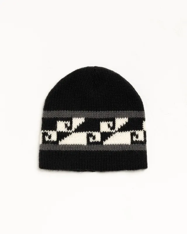 Stussy Waves Skullcap Berretto Nero Taglia Unica Lana