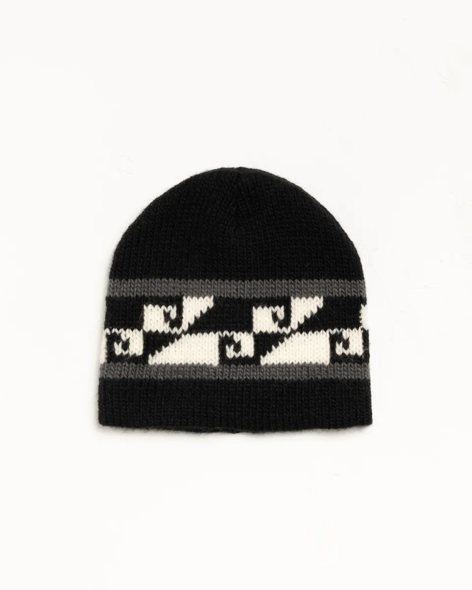 Stussy Waves Skullcap Berretto Nero Taglia Unica Lana