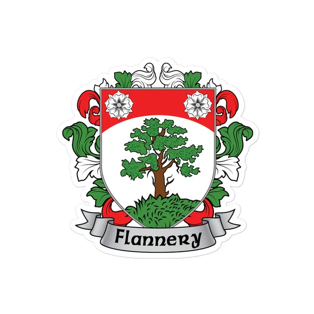 7.62 Design Flannery adesivo vinile stemma irlandese 7x7 cm