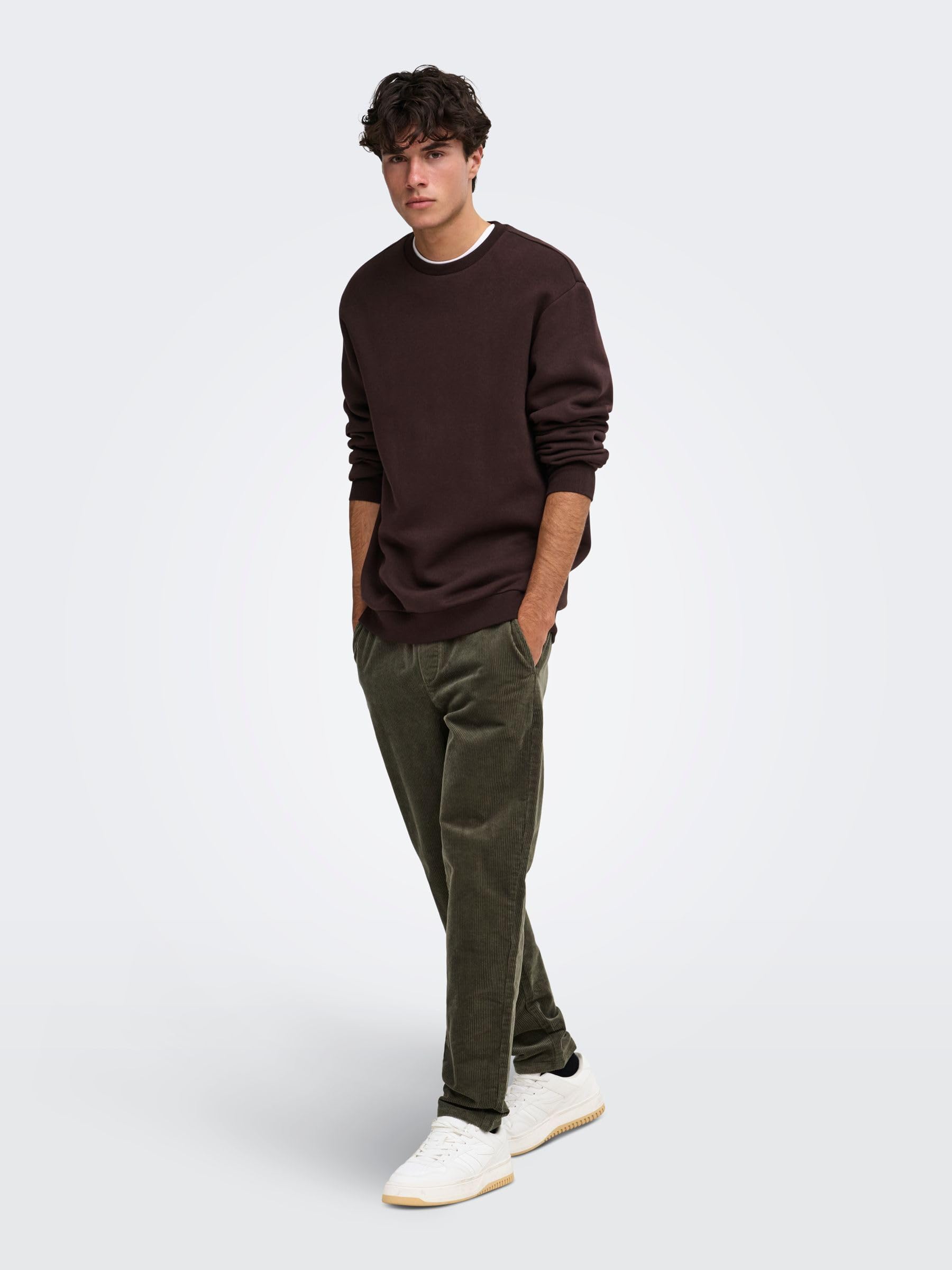 ONLY & SONS Pantaloni Onslinus Corduroy Uomo L Velluto