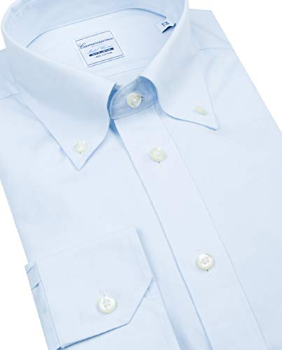 Camicissima Permanent Camicia Uomo Azzurra Slim Taschino
