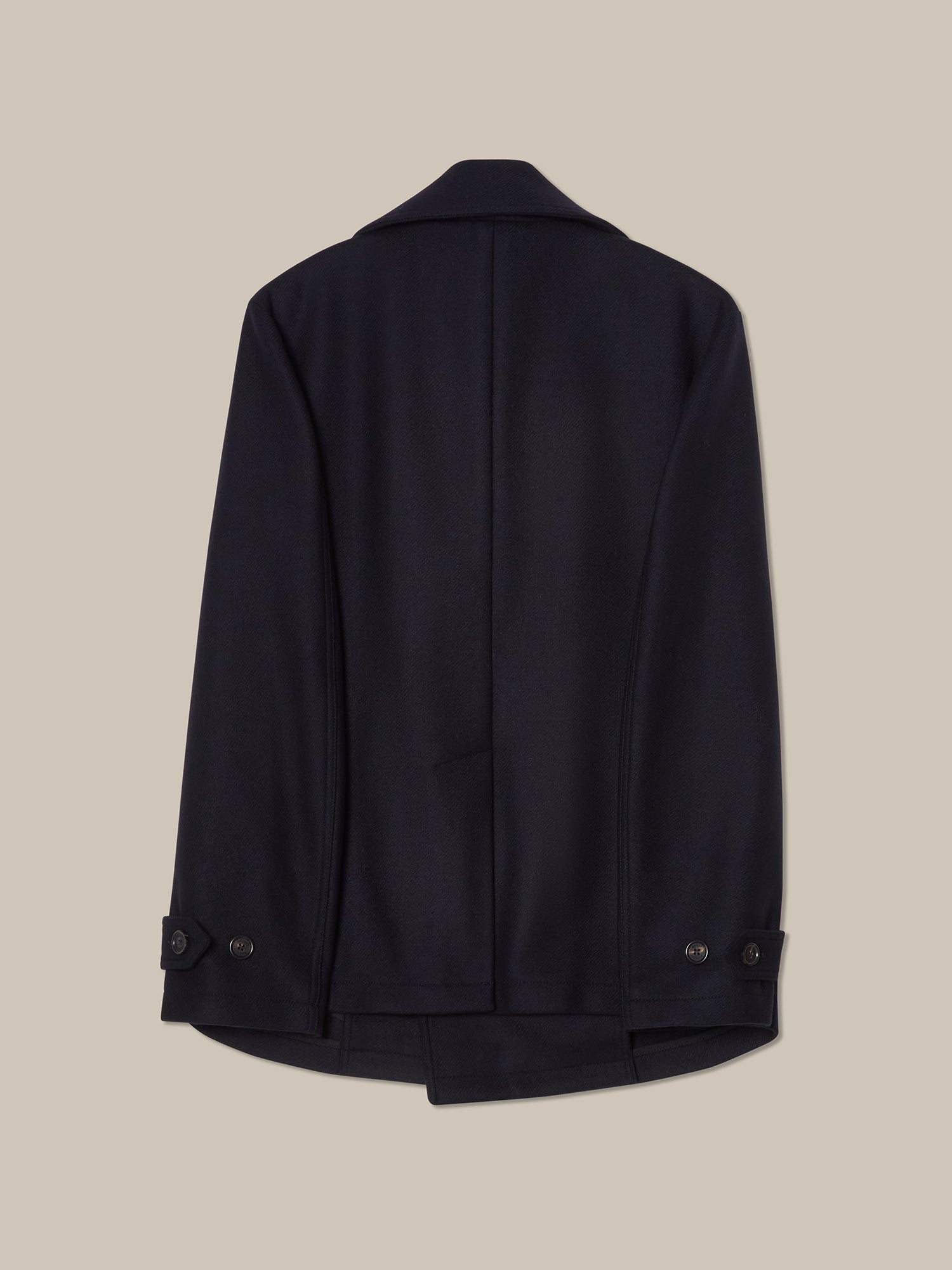Robert Talbott Curtis Peacoat Lana Blu L
