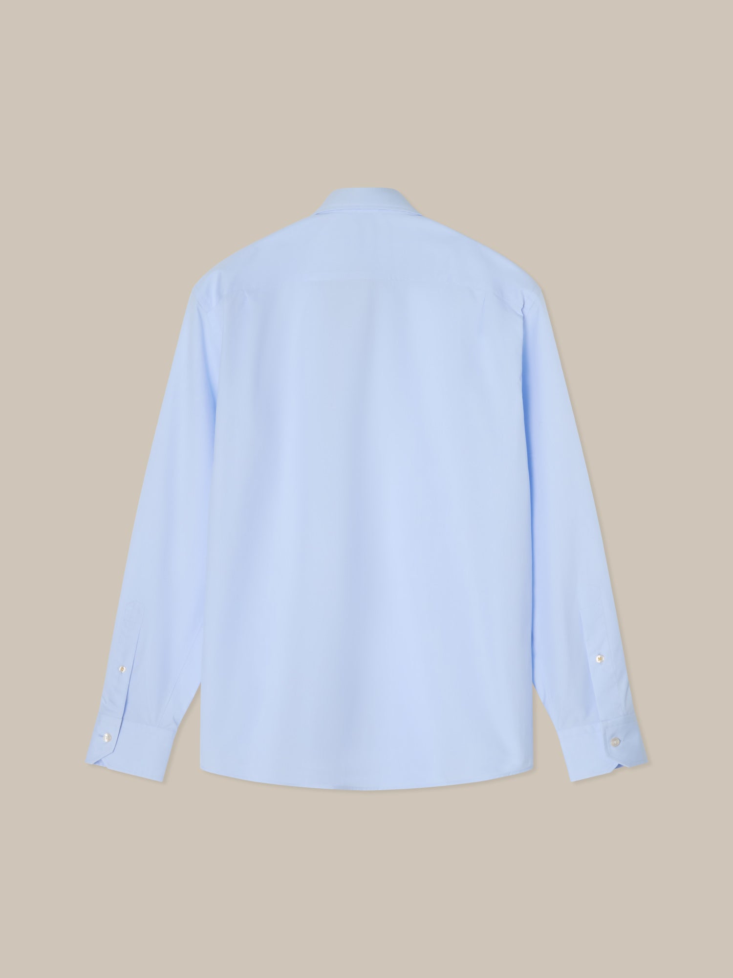 Robert Talbott Reynolds camicia elegante popeline azzurra