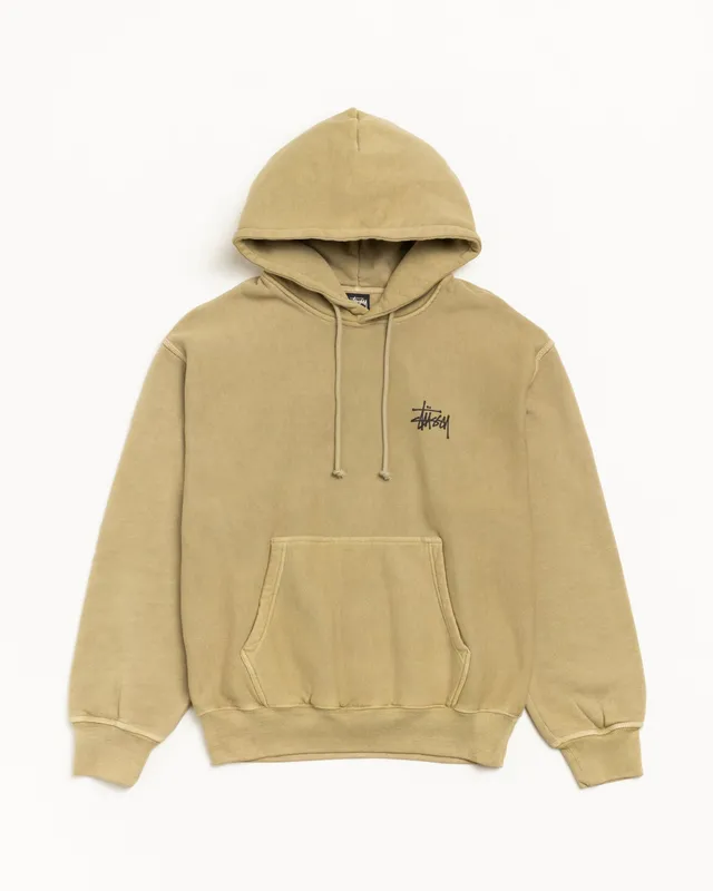 Stussy Sweats Basic Stussy Hoodie felpa Elm 100% cotone