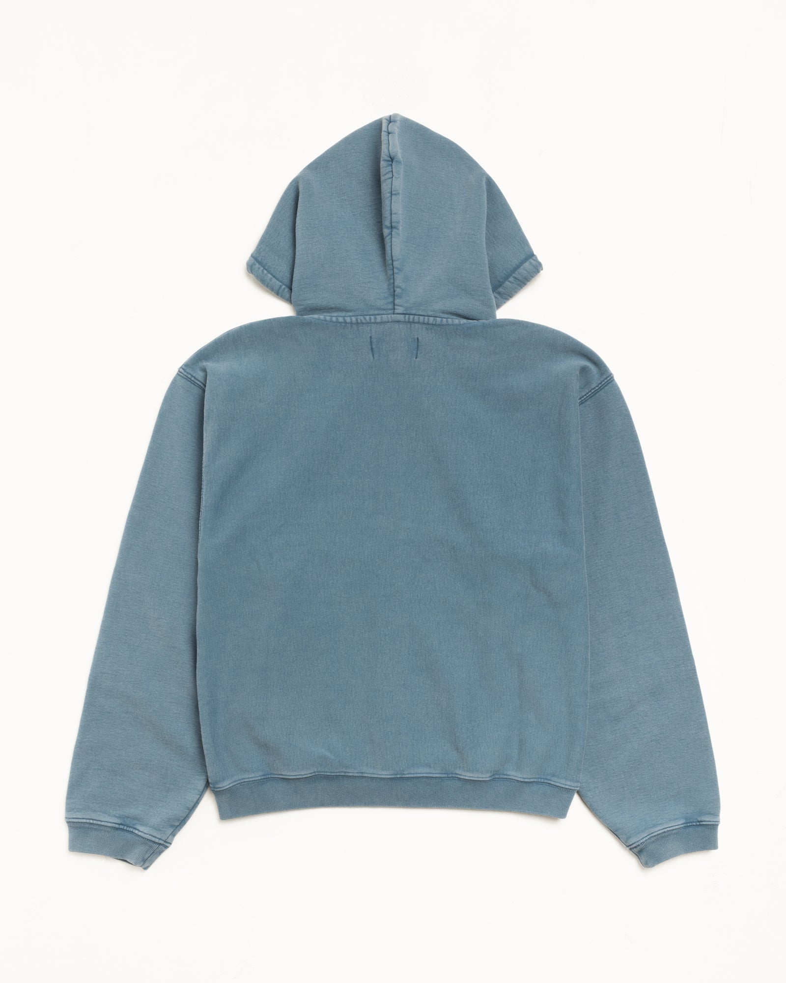 Stussy Faded Graphic Zip Hoodie felpa blu navy 500 gsm