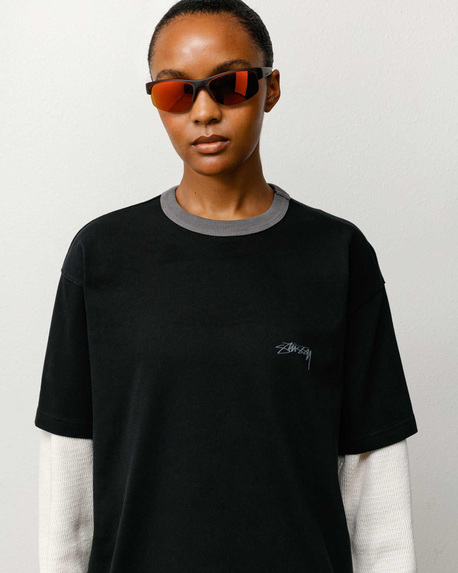 Stussy Hiro Sunglasses occhiali sole marrone frost