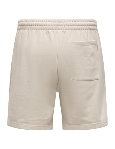 Only & Sons Onsdavid Pantaloncini Uomo Argento Cotone